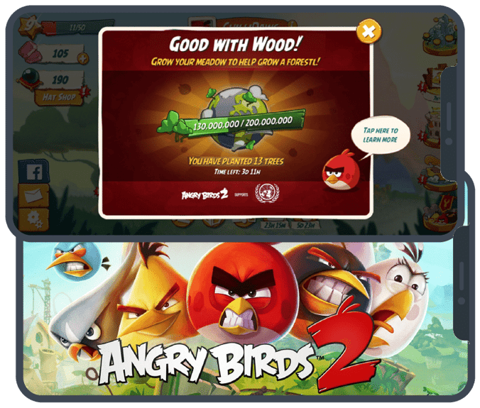 angry birds gioco sostenibile